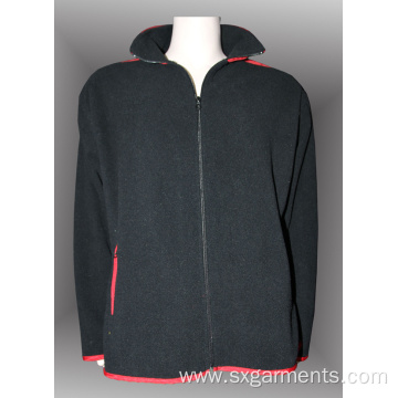 100 percent polyester polar fleece jacket for lady